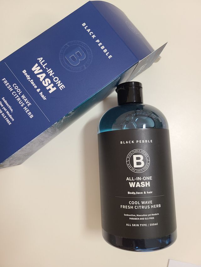 올인원 워시 쿨 웨이브 500ml 리뷰 사진