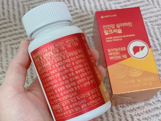 서울약사신협 간건강 실리마린 밀크씨슬 800mg, 60정 — 4.5점을 준 리뷰어가 2021년 11월 올린 사용 사진