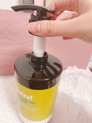 달리프 진저 베러 퍼퓸 탈모 완화 샴푸 1000ml 향 3종 — 5점을 준 리뷰어가 2021년 1월 올린 사용 사진