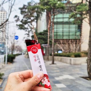 함초록 Rg+ 석류콜라겐젤리 — 5점을 준 리뷰어가 2021년 3월 올린 사용 사진