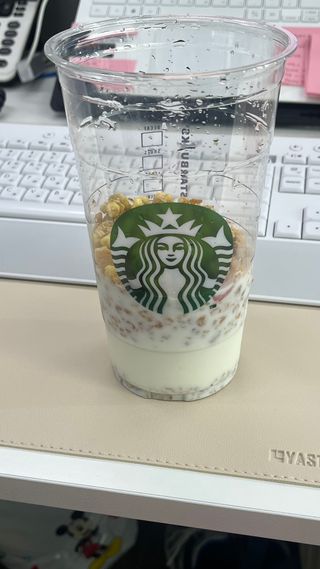 일일하우 슬리밍 플랜B 고소한 귀리맛, 진한 카카오맛 (체중조절식) — 5점을 준 리뷰어가 2023년 8월 올린 사용 사진