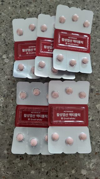 [리노브] 4세대 활성엽산 액티폴릭 270mg x 30정 — 5점을 준 리뷰어가 2022년 10월 올린 사용 사진