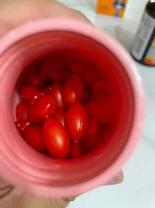 앙팡 츄어블 식물성 오메가3 1000mg x 80캡슐 — 3.5점을 준 리뷰어가 2022년 10월 올린 사용 사진