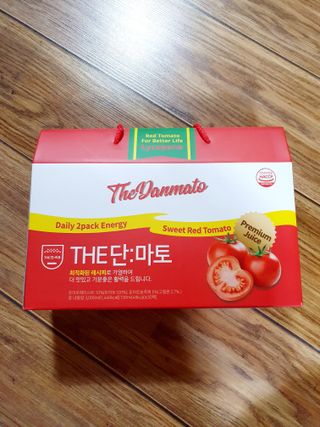 제이제이바이오 더단마토 프리미엄주스 100ml 30팩입 - 무설탕 스테비아 토마토즙 — 5점을 준 리뷰어가 2021년 11월 올린 사용 사진