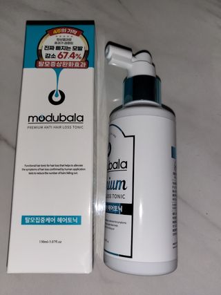 모두발라 탈모집중케어 헤어토닉 — 5점을 준 리뷰어가 2021년 12월 올린 사용 사진