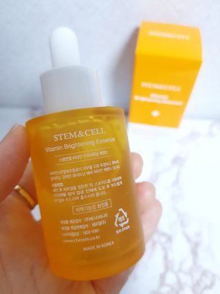 체르엠 스템앤셀 비타민 브라이트닝 에센스 30ml 1개 — 4점을 준 리뷰어가 2021년 11월 올린 사용 사진