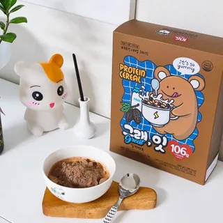 바디랩 체중조절용 프로틴시리얼 그래잇 — 5점을 준 리뷰어가 2022년 4월 올린 사용 사진