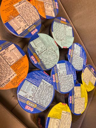 NISSIN 닛신 컵누들  4종 - 씨푸드오리지날, 씨푸드 스파이시, 씨푸드 커리, 씨푸드 XO소스 — 5점을 준 리뷰어가 2022년 3월 올린 사용 사진