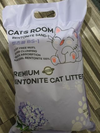 겟플렉스 켓플렉스 캣츠룸BS-1 고양이모래 4kg — 5점을 준 리뷰어가 2021년 1월 올린 사용 사진