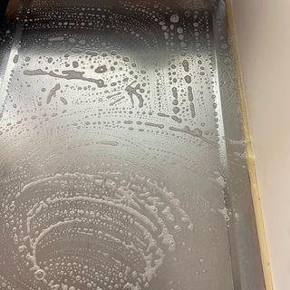 부직포나라 중금속유해물질ZERO 뜯어쓰는 주방 일회용수세미 60매 2매 — 5점을 준 리뷰어가 2022년 11월 올린 사용 사진