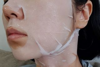 태그스킨 4스텝 주름개선 피부미백 영양 마스크팩 3개 세트(최신버전) — 5점을 준 리뷰어가 2022년 3월 올린 사용 사진
