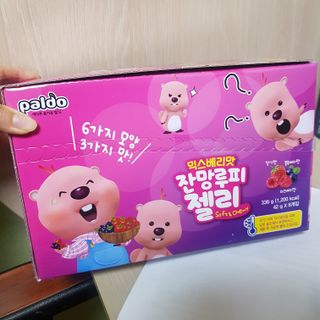 [팔도] 잔망루피젤리 믹스베리맛 42g 8개 — 5점을 준 리뷰어가 2022년 1월 올린 사용 사진