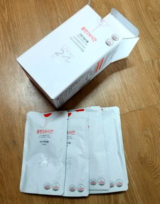 클린24시간 1BOX(5포) + 전용보틀(500ml) — 4점을 준 리뷰어가 2022년 10월 올린 사용 사진