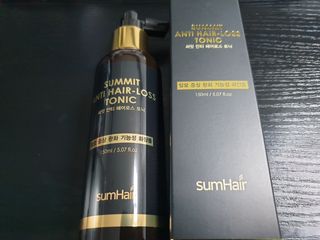 썸헤어 / SUMHAIR 썸헤어 써밋 안티 헤어로스 토닉 — 5점을 준 리뷰어가 2021년 5월 올린 사용 사진
