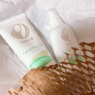 mom e 맘이 내추럴 베이비 케어 크림+바디오일 — 4점을 준 리뷰어가 2021년 1월 올린 사용 사진
