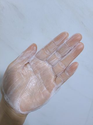 지지지 클린 퍼펙트 클렌징폼 120g — 5점을 준 리뷰어가 2022년 3월 올린 사용 사진