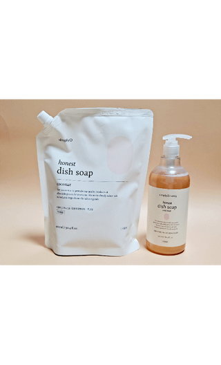 심플리오리빙 어니스트 주방세제 본품 500ml + 리필 900ml (코코넛향) — 5점을 준 리뷰어가 2022년 6월 올린 사용 사진