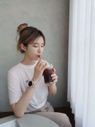 더그린랩 WOMEN TWIST MODAL SHORT SLEEVE — 5점을 준 리뷰어가 2023년 6월 올린 사용 사진
