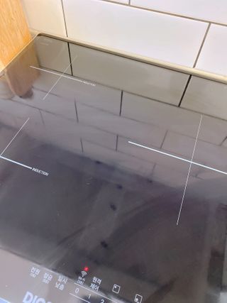 위케어 천연 주방세세, 에어프라이어세제, 다목적세정제, 발포텀블러세정제 — 4점을 준 리뷰어가 2021년 2월 올린 사용 사진