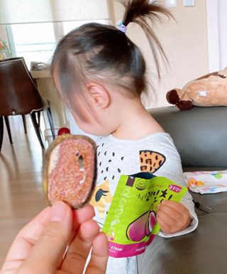 아비삭과일칩 5종 /딸기,사과,배,귤,무화과 5종 — 5점을 준 리뷰어가 2021년 4월 올린 사용 사진