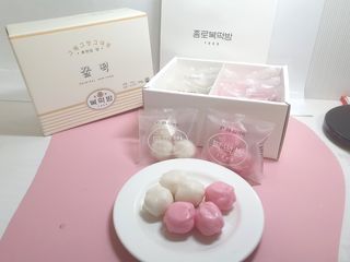 종로복떡방 레트로 3총사 꿀떡 세트 — 5점을 준 리뷰어가 2021년 4월 올린 사용 사진