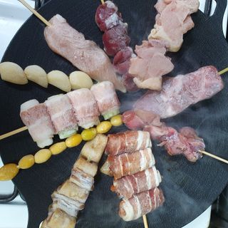 [다물꼬치] 모듬꼬치 10개 +데리야끼소스120g+매운고추소스120g — 4.5점을 준 리뷰어가 2021년 10월 올린 사용 사진