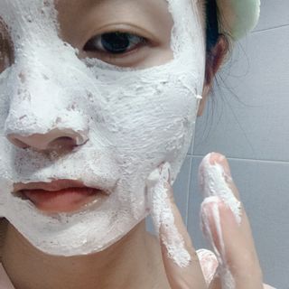리더스코스메틱 리더스 밀크 스폰지 마스크 — 5점을 준 리뷰어가 2021년 9월 올린 사용 사진