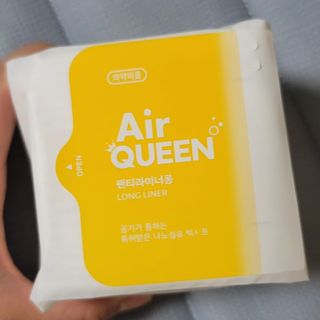 에어퀸 뉴브레스 유기농 생리대 4종 (팬티라이너 20P + 중형 10P + 대형 10P + 오버나이트 8P)_체험단 — 5점을 준 리뷰어가 2024년 8월 올린 사용 사진