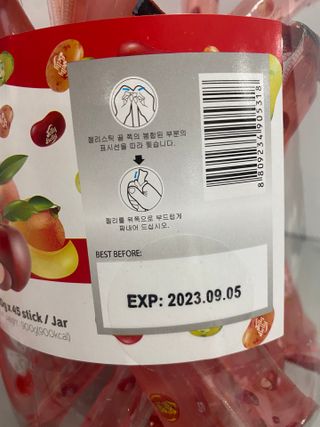 젤리벨리 젤리스틱 어쏘티드 900g — 5점을 준 리뷰어가 2022년 8월 올린 사용 사진