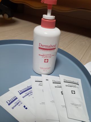 더마힐 헤어 컨디셔닝 샴푸 릴렉스 500ml — 5점을 준 리뷰어가 2021년 1월 올린 사용 사진
