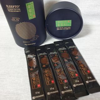 프리마인 자체 기업부설 연구소에서 찾아낸 건강한 수면의 비밀.  슬립토 플러스 30포 — 4.5점을 준 리뷰어가 2021년 11월 올린 사용 사진