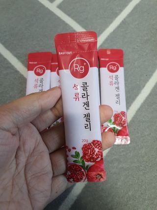 함초록 Rg+ 석류콜라겐젤리 — 5점을 준 리뷰어가 2021년 3월 올린 사용 사진