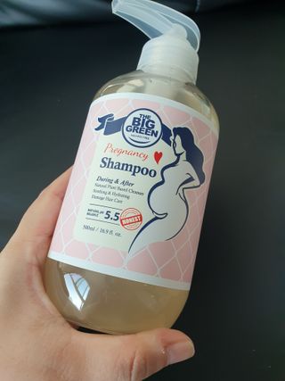 빅그린 임산부 전용라인 3종세트 - 샴푸500ml,트리트먼트500ml,바디워시500ml — 5점을 준 리뷰어가 2022년 8월 올린 사용 사진
