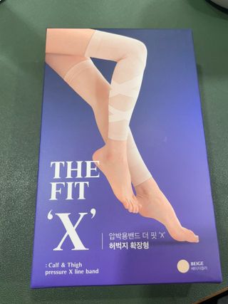 땡스마이레그 더핏X 압박밴드 허벅지확장형 — 5점을 준 리뷰어가 2022년 8월 올린 사용 사진