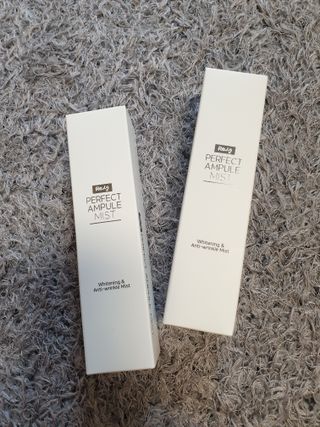 리생 [Re생] 퍼팩트 앰플 이중 기능성 미스트 100ml  피부미백 주름개선 = 총 2개 200ml 증정 — 5점을 준 리뷰어가 2021년 9월 올린 사용 사진