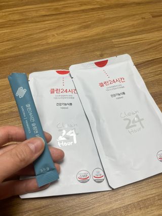 클린24시간 슬림앤유산균 1박스 (3.5g X 15포) — 5점을 준 리뷰어가 2023년 3월 올린 사용 사진