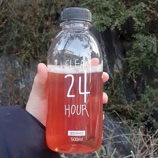 클린24시간 1BOX(5포) + 전용보틀(500ml) — 5점을 준 리뷰어가 2023년 1월 올린 사용 사진