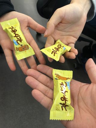 해태제과 2022 호랑이 스낵 5종 세트 — 5점을 준 리뷰어가 2022년 1월 올린 사용 사진