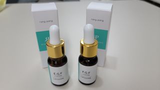 랑팡 EGF+FGF 10ppm 리포좀 앰플 원액 10ml — 4점을 준 리뷰어가 2021년 11월 올린 사용 사진