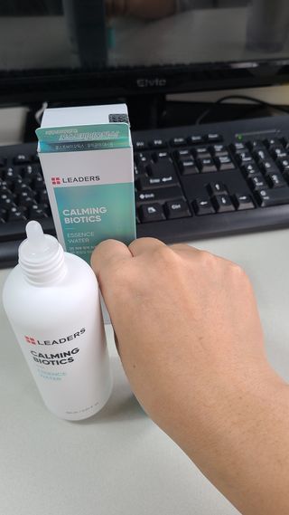 리더스코스메틱 리더스 카밍 바이오틱스 에센스 워터 — 4.5점을 준 리뷰어가 2021년 9월 올린 사용 사진