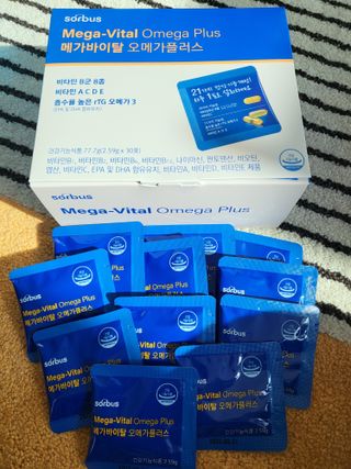 소버스 메가바이탈 오메가플러스 — 5점을 준 리뷰어가 2022년 3월 올린 사용 사진