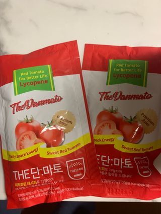 제이제이바이오 더단마토 프리미엄주스 100ml 30팩입 - 무설탕 스테비아 토마토즙 — 5점을 준 리뷰어가 2021년 11월 올린 사용 사진
