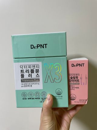 닥터피엔티 [Dr.PNT] 건강한 다이어트, 기능성 원료로 시작! 슬림핏 다이어트+트리플뮨 플러스[1개월분] — 5점을 준 리뷰어가 2022년 9월 올린 사용 사진