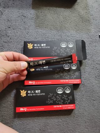새롬바이오 리생 [미쾌변] 차전자피 식이섬유 건강기능식품 3팩 — 2점을 준 리뷰어가 2021년 6월 올린 사용 사진