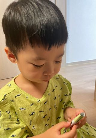 연세생활건강 키즈텐 멀티비타민 1BOX (30포) — 4점을 준 리뷰어가 2022년 5월 올린 사용 사진