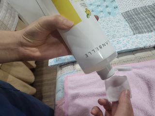 랑벨 내츄럴 딥 클렌징 워터 500ml — 5점을 준 리뷰어가 2022년 6월 올린 사용 사진