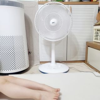 엠엔 서큘레이터형 선풍기 FCN-35GB — 4점을 준 리뷰어가 2021년 6월 올린 사용 사진