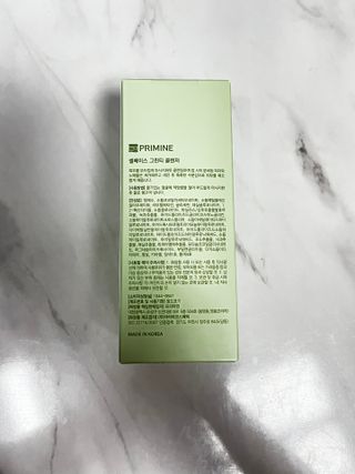프리마인 메이크업과 들뜨는 각질까지 한방에 깐달걀로! 순하기까지한 셀베이스 그린티클렌저(200ml) — 4점을 준 리뷰어가 2023년 4월 올린 사용 사진
