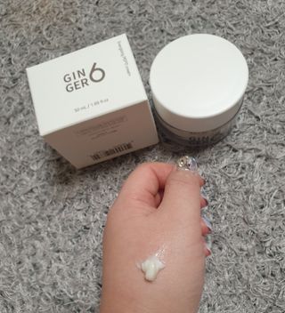 GINGER6 에너자이징 펩티 크림 — 5점을 준 리뷰어가 2021년 12월 올린 사용 사진