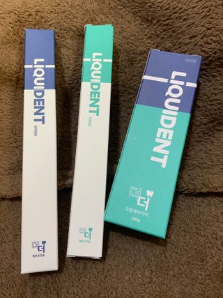 리퀴덴트 오랄케어 온가족용 리퀴덴트 더더 오랄케어 무불소 치약 + 임상시험완료 이중 미세 엠보싱 칫솔 올데이세트 — 4.5점을 준 리뷰어가 2021년 1월 올린 사용 사진